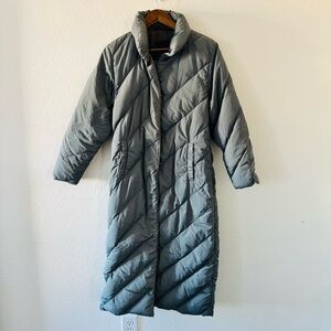 Moncler Vintage 1998 Longline Sage Green Down Puffer Jacket Size 1 Small‎
